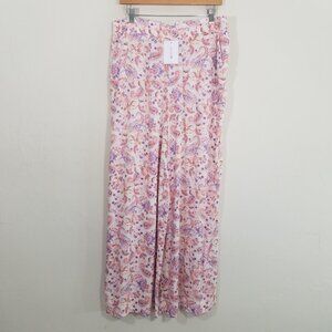 NWT Jessica Simpson Wide Leg Pull-On Print Pants Size L